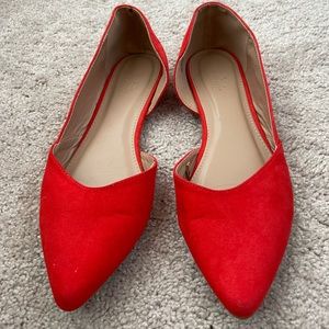 Cherry red flats